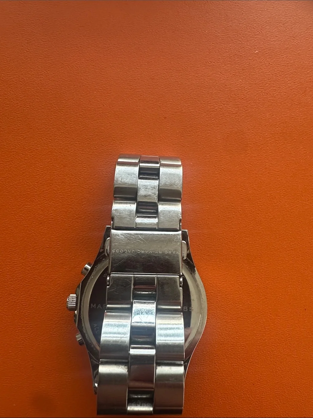 Marc by Marc Jacobs Silver-Tone Bracelet Chronograph Watch
